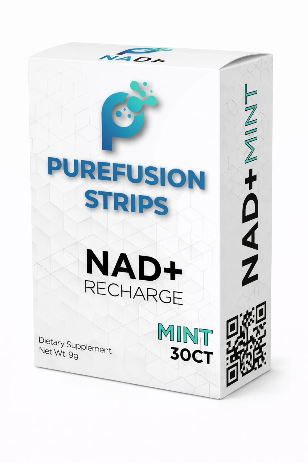 NAD+ RECHARGE Dissolvable Strips – Mint (30 Count)
